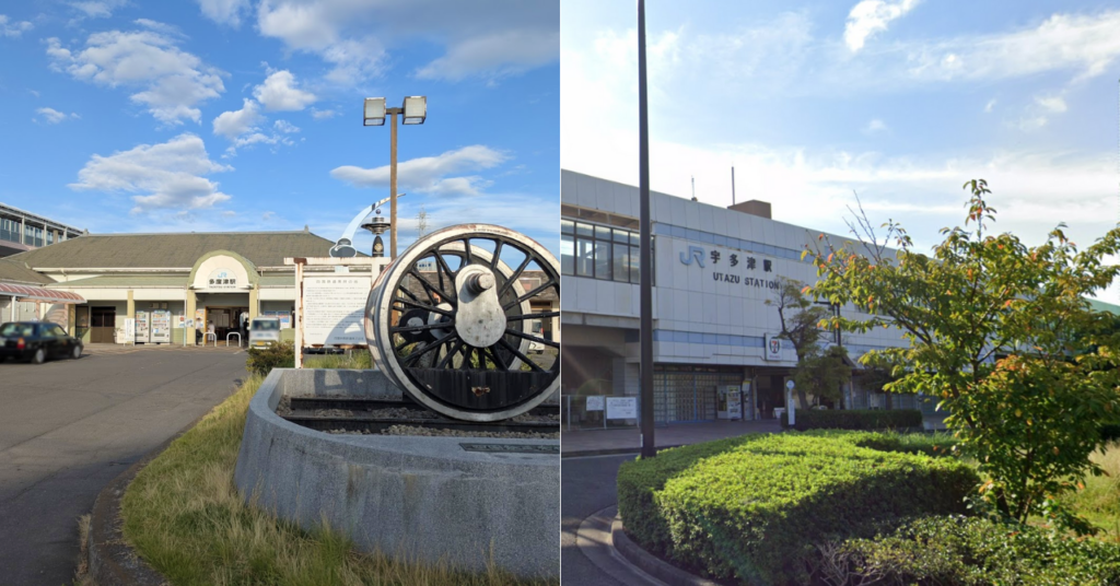 宇多津町 多度津町